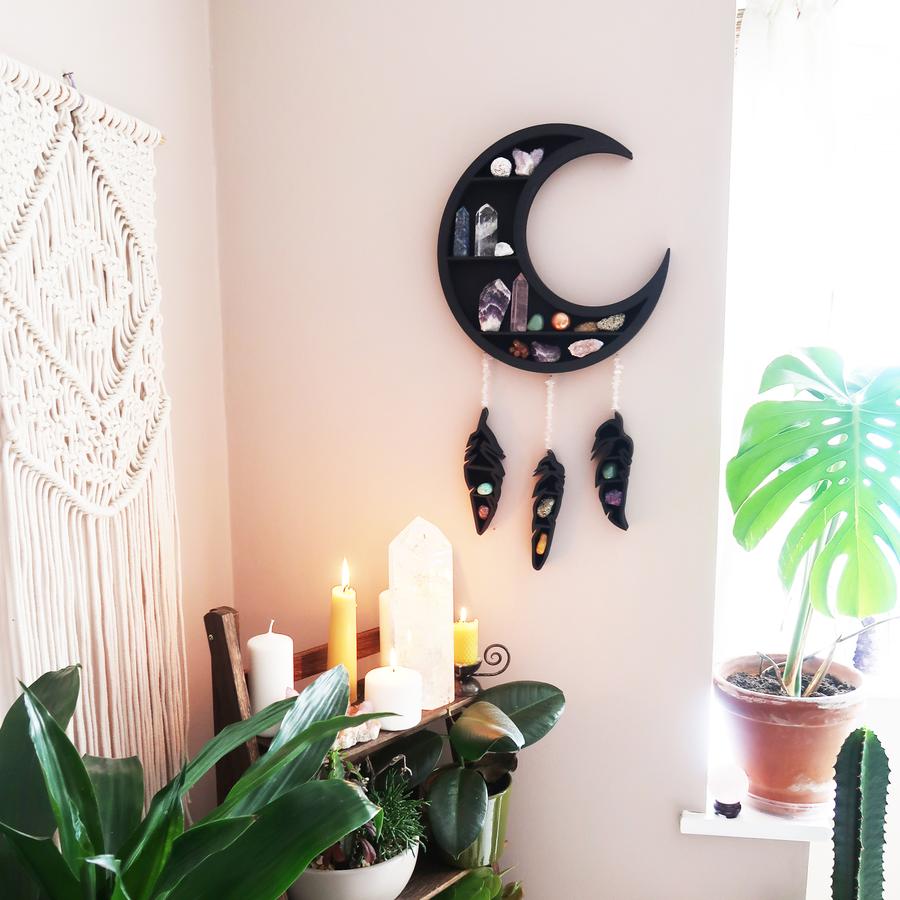 Dreamcatcher moon shelf - coppermoonboutique