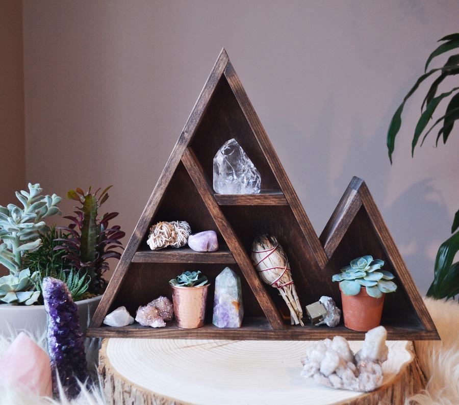 Triangle Crystal Shelf - coppermoonboutique (1)