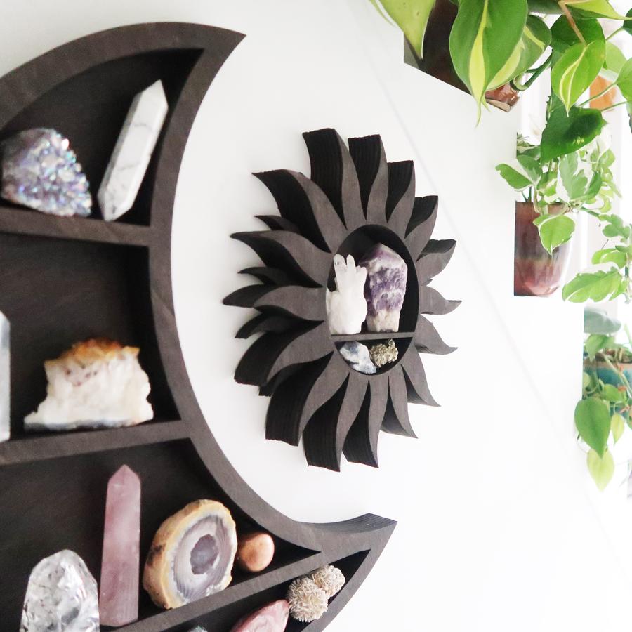 Wooden Sun Shelf - coppermoonboutique (1)